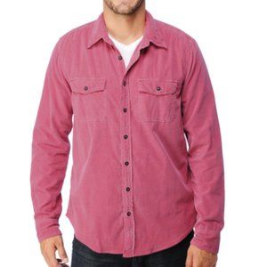 Splendid Mills Corduroy Shirt Pink Size Small